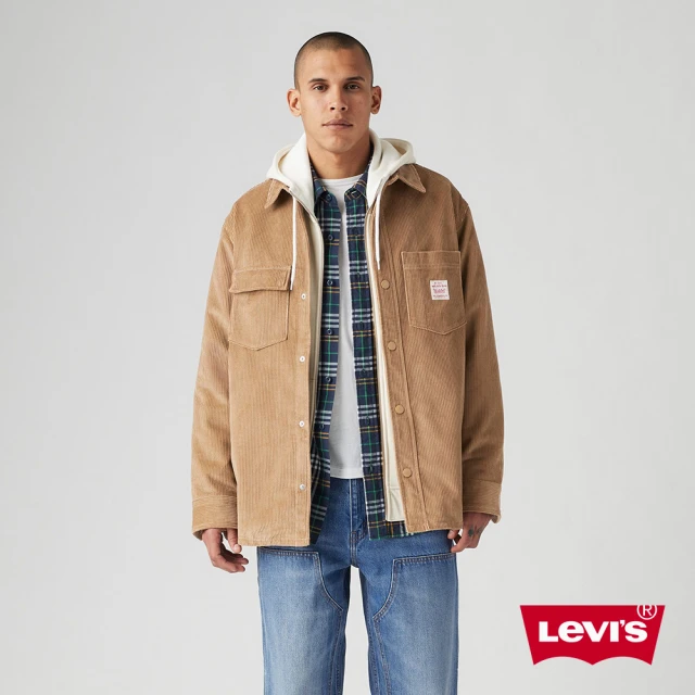 LEVIS 官方旗艦 Workwear工裝系列 男款 燈芯絨襯衫 / 外套 人氣新品 A8582-0001