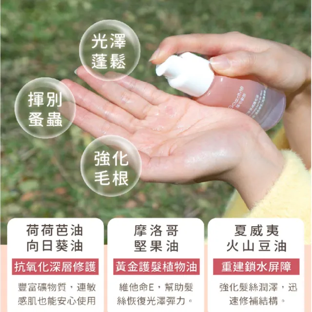 【GOODMO 歸毛家族】寵物毛髮保護 三效奇蹟護毛油x2 40ml 萌樂潔 150ml(全齡貓犬/免沖洗/柔順護色/驅抗蟲)