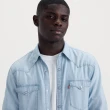 【LEVIS 官方旗艦】男款  BARSTOW WESTERN 50”s 短牛角復古牛仔襯衫 / 經典藍 上衣 熱賣單品 85744-0066