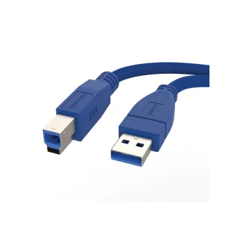 【POLYWELL】USB3.0 Type-A公對B公 高速傳輸線 /25公分