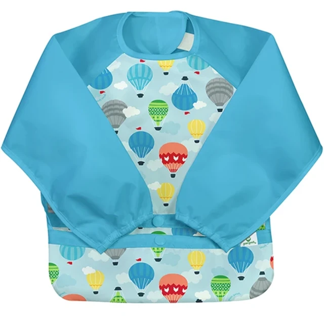 Qubies 攜帶式矽膠立體圍兜(兒童圍兜 學習餐具)品牌優