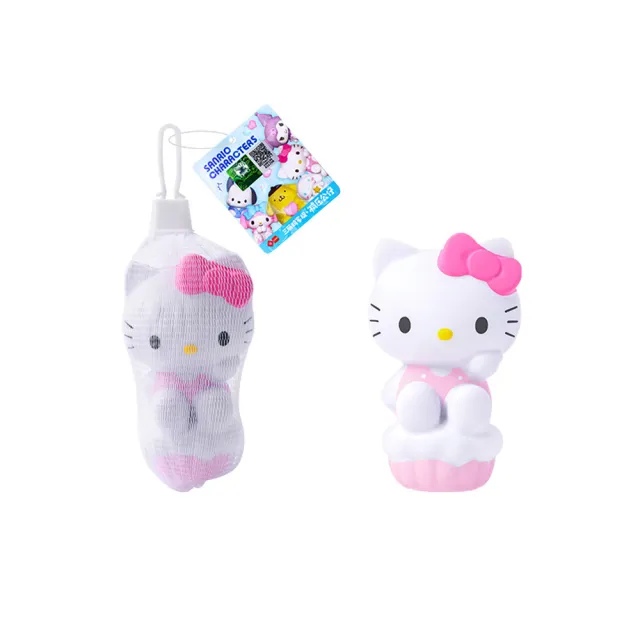 【SANRIO 三麗鷗】3D立體紓壓減壓桌面擺設可愛造型公仔-小款(凱蒂貓/美樂蒂/庫洛米/大耳狗/帕洽狗)