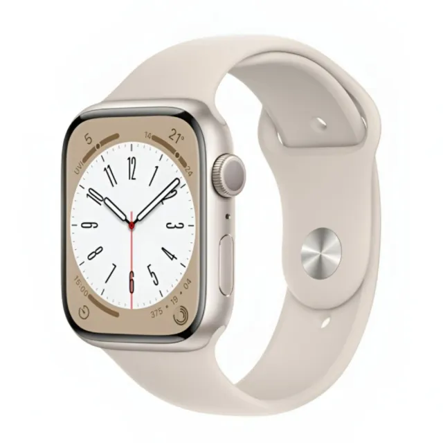 【Apple】A+級福利品 Apple Watch S8 GPS版 41mm(鋁金屬錶殼搭配運動型錶帶)