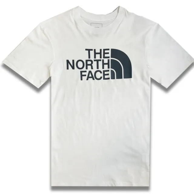 【The North Face】黑色棉短袖 短T 背後小LOGO(平輸品)