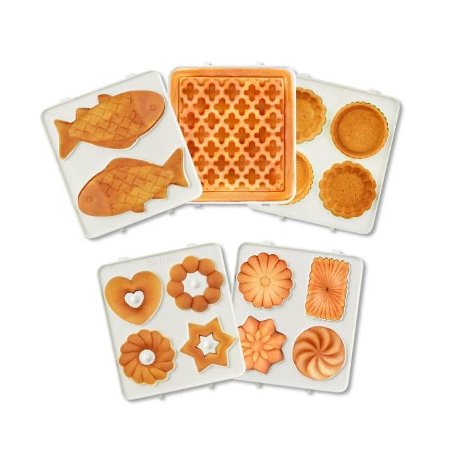 【MATURE 美萃】陶瓷熱壓三明治鬆餅機CY-1625專用烤盤-5入組(CY-1625-5PLS)