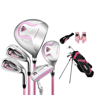 【PGM】高爾夫男女童球桿兒童套桿初學不鏽鋼球桿3個年齡段(送球包)