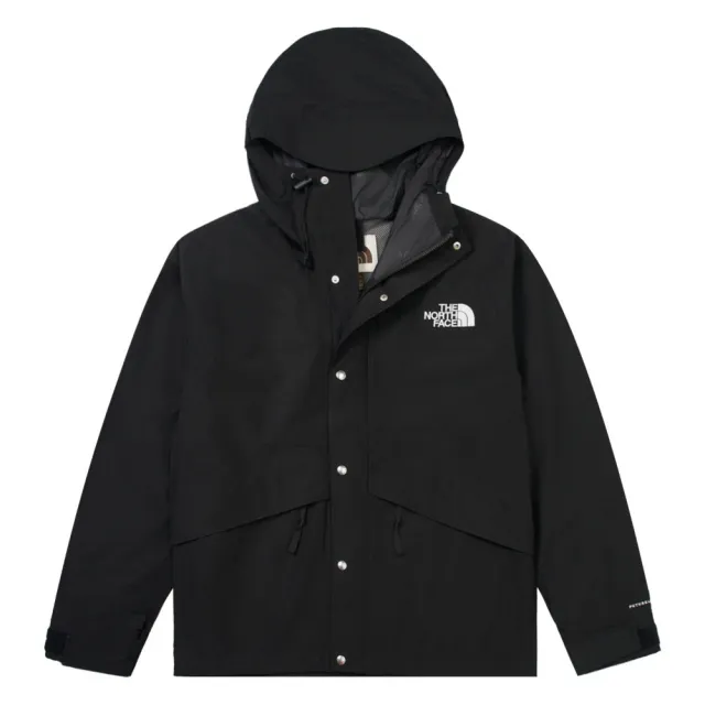 【The North Face】TNF 北臉 連帽衝鋒外套M RETRO 1986 FUTURELIGHT MOUNTAIN JACKET 男 黑(NF0A8AKJJK3)