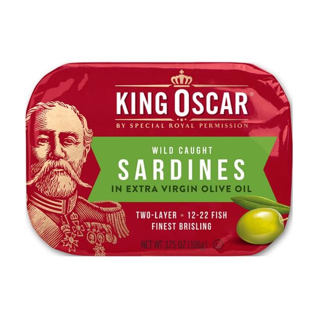 【King Oscar】橄欖油迷你沙丁魚 106g(挪威第一品牌)