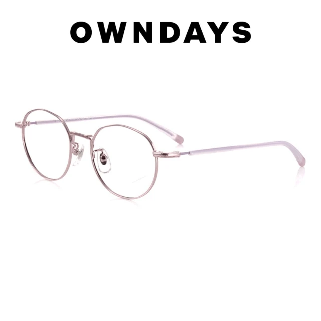 OWNDAYS Junni兒童金屬多角形款光學眼鏡(JU1024G-4S C4)