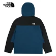 【The North Face 官方旗艦】北面男款藍黑色DryVent防水透氣抓絨內裡三合一外套｜89YX7OW