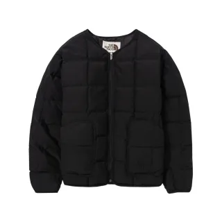 【The North Face 官方旗艦】北面男款黑色防風DWR防潑水保暖羽絨外套｜83UOJK3(600蓬鬆度)