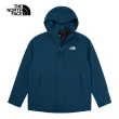 【The North Face 官方旗艦】北面男款藍色DryVent防水透氣鋪棉內裡三合一外套｜81RN5LO