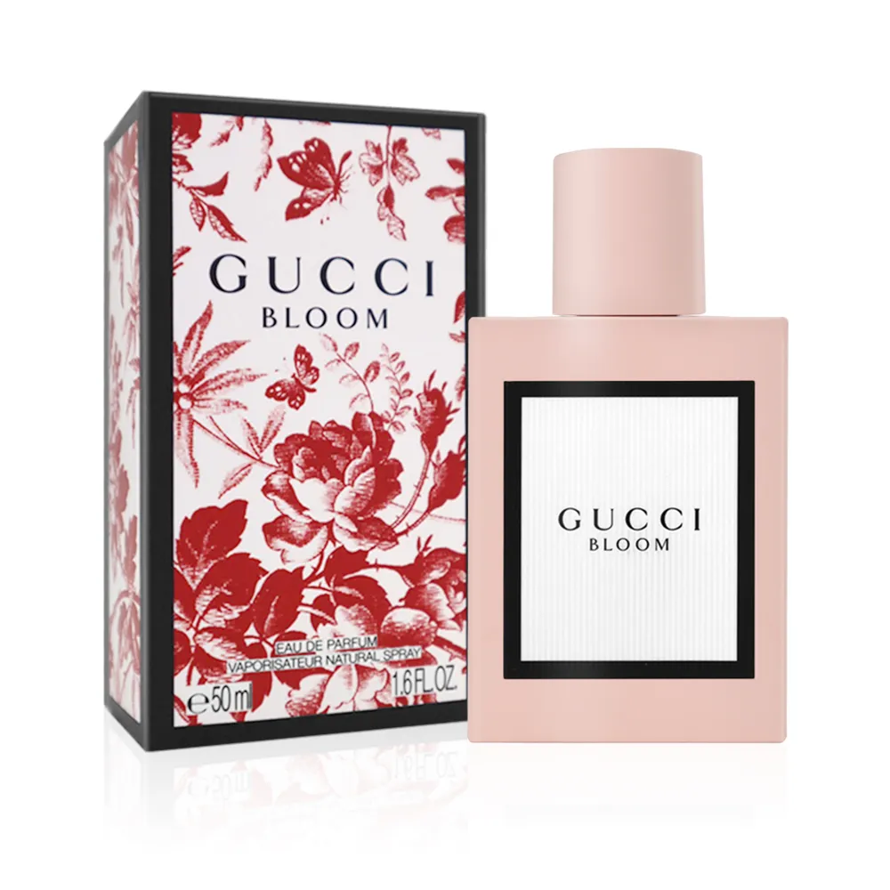 【GUCCI 古馳】BLOOM花悅女性淡香精 50ml(國際航空版)