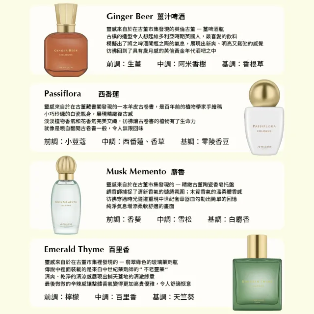 【Jo Malone】英倫古董市集系列香水 30ml(多款任選-國際航空版)