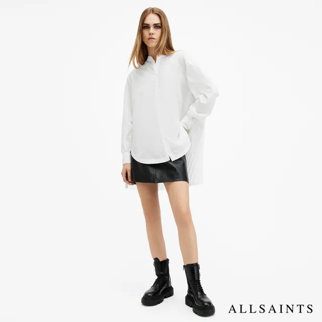 【ALLSAINTS】PERCY 百褶設計寬鬆襯衫 W004PB(舒適版型)