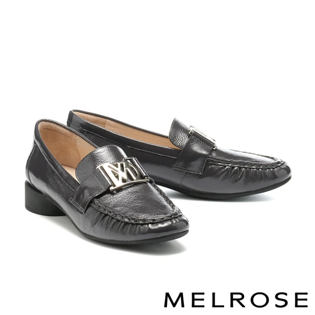 STEVE MADDEN GALA 抓皺低跟樂福鞋(黑色)評