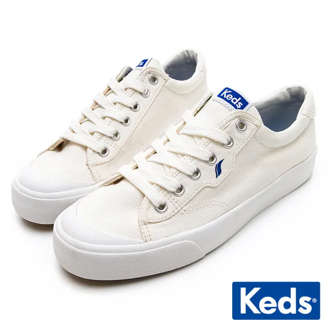 【Keds】品牌經典帆布暢銷小白鞋-多款選(MOMO特談價)