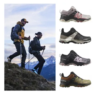 【salomon官方直營】X ULTRA 4 Goretex 低筒登山鞋 男女任選(男鞋 女鞋 GTX 戶外鞋 防水 踏青鞋 健行鞋)