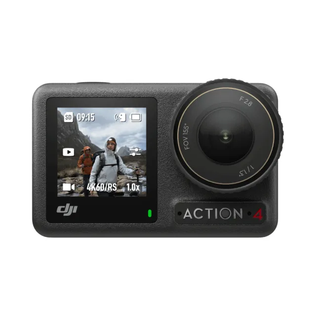 【DJI】Osmo Action 4 全能登山套裝 運動相機/迷你相機｜肩帶支架固定背包上