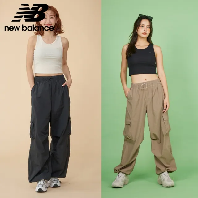 【NEW BALANCE】NB 尼龍工裝長褲_女性_卡其/黑色任選_AWP43534BK_AWP43534LMR(亞版 版型正常)