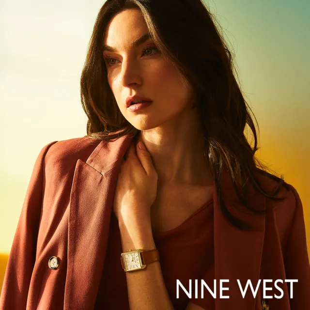 【NINE WEST 官方直營】永恆璀璨女錶/手錶/腕錶-NW23835-07X(銀色)