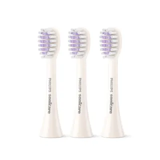 【Philips 飛利浦】官方直營 輕柔系列專用-輕柔舒敏刷頭三入組HX2013/01(白)
