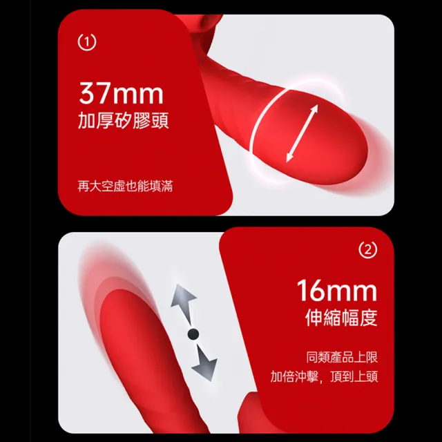 【LETEN】新一代衝擊｜吸吮衝擊伸縮炮機(情趣職人 女性自慰器 情趣玩具)