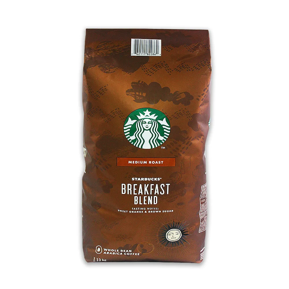 【美式賣場】星巴克STARBUCKS 早餐綜合咖啡豆(1.13kg/包)