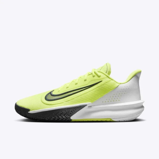 NIKE 耐吉 Precision VII 男 籃球鞋 運動 球鞋 低筒 7代 緩震 包覆 螢光黃(FN4322-700)