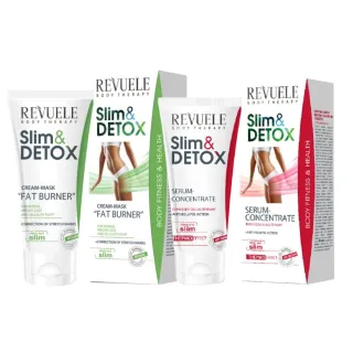 【REVUELE瑞膚露】超完美身形霜200ml*2入組(瞬效緊實精華凝膠/S輕盈勻體霜)