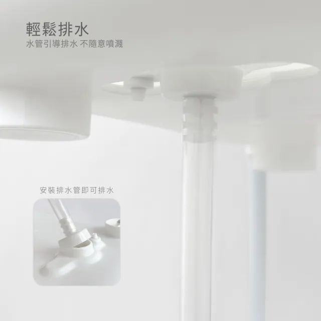 【PUKU 藍色企鵝】大容量 嬰兒 浴盆 澡盆組 39L(含專用增高架)
