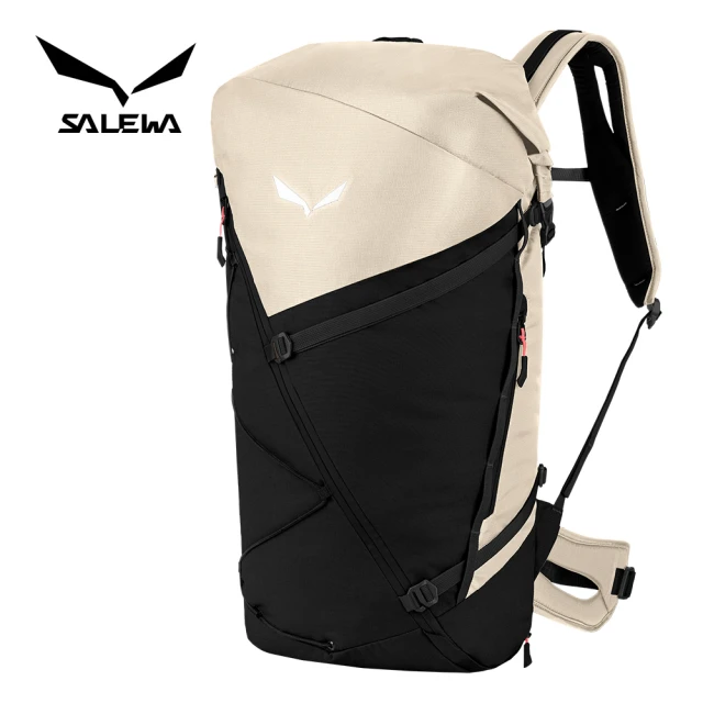 SALEWA Puez 32+5L Backpack 捲頂背包 女 燕麥色(運動背包 健行背包 多功能背包 機能後背包)