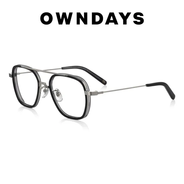 【OWNDAYS】John Dillinger系列 威靈頓款金屬框光學眼鏡(JD2053B-3A C1)