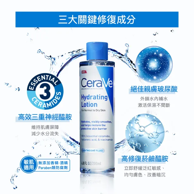 【CeraVe 適樂膚】臉部角質代謝嫩膚全套組★全效超級修護乳+全效極潤修護精華水+水楊酸煥膚淨嫩潔膚露_A