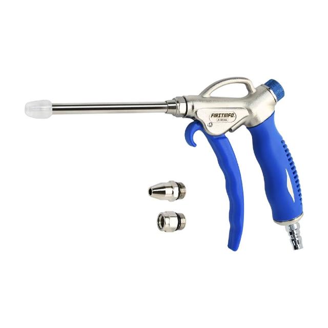 【良匠工具】高流量氣動風槍 高壓吹塵槍 可調整風量(附長短噴嘴+轉接頭)