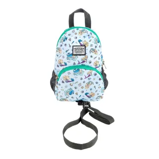 【HUGGER】防走失背包-美人魚(附可拆防丟牽繩、前胸扣、學齡前小朋友幼兒外出學步輕量可愛寶寶包包)