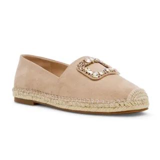 【steve madden】WANDERER 方鑽草編樂福鞋(絨米)