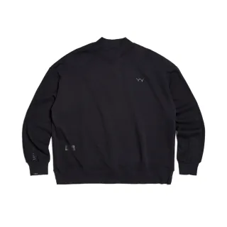 【EDWIN】男裝 吸濕排汗立領涼感長袖T恤(黑色)