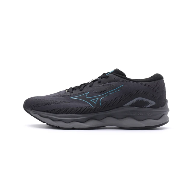 MIZUNO 美津濃 WAVE SERENE GORE-TEX 慢跑鞋 黑藍灰 男鞋 J1GC246001