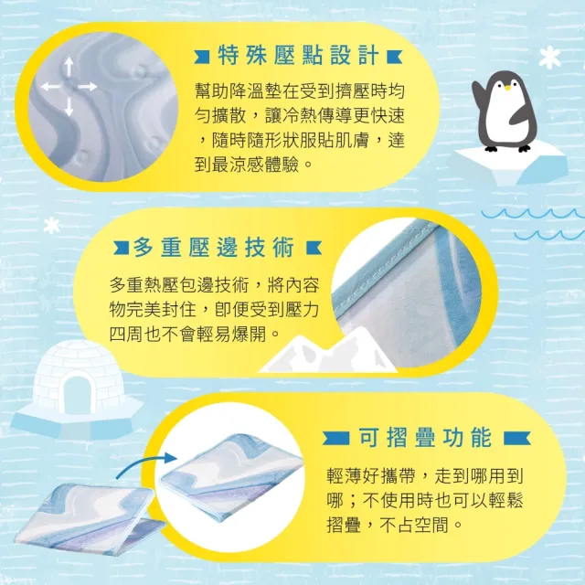 【CatFeet】寵物涼感降溫墊PLUS 30*40cm 《灰｜藍》(寵物涼墊 寵物涼感墊 寵物冰墊 寵物散熱墊)