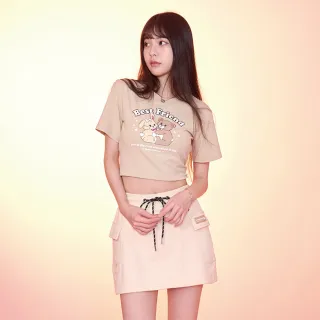 【MAJOR MADE】兔兔熊抱抱修身短版T(短袖上衣/短T/圖案T)