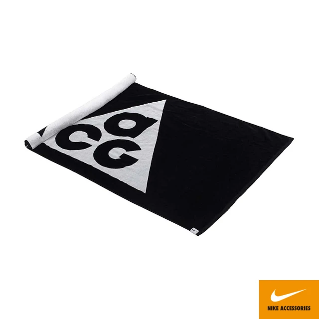 NIKE 耐吉 TOWEL ACG 毛巾145x80cm N1008820012OS黑白(浴巾 洗澡 游泳 居家 舒適實用 純棉 吸水性佳)