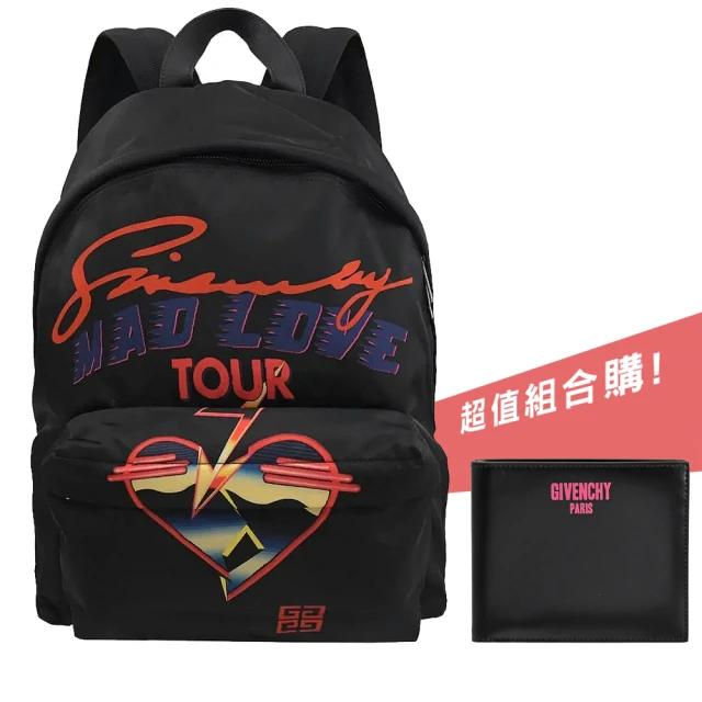 GIVENCHY 紀梵希 限定款街頭風塗鴉厚尼龍前口袋手提旅