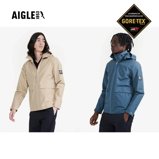 AIGLE 男 GORE-TEX 防水透氣外套AG-4P123 兩色(龍年限定款 男外套 防水透氣外套 Goretex)