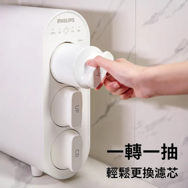 【Philips 飛利浦】櫥下型超濾淨水器(AUT3234)