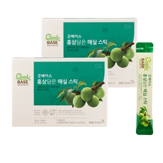 即期品【正官庄】買一送一★高麗蔘青梅順暢飲-stick 2盒組(10mlx30入/盒)-排便順暢 膳食纖維 幫助消化 維生