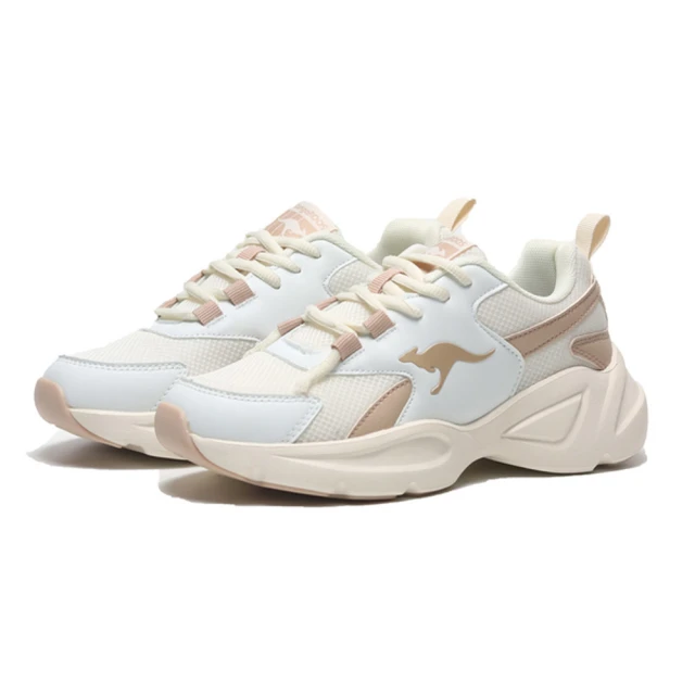 KangaROOS SIENA KW31798(女鞋 復古籃球老爹鞋 奶茶)