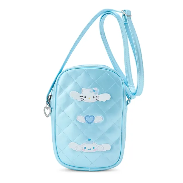 【SANRIO 三麗鷗】水色夢天使系列 皮質迷你斜背包 側背包 三麗鷗家族