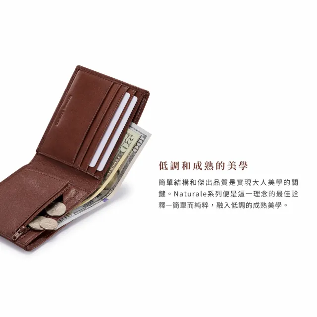 【Crocodile】中性短夾 男皮夾 真皮錢包 4卡拉鍊 Naturale 5系列-0103-11008-黑咖兩色-鱷魚