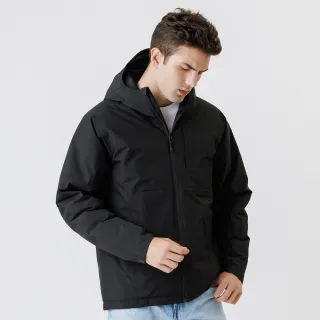 【JORDON 橋登】WINDSTOPPER 鵝絨保暖防護外套(防風/連帽/男外套/單件式)